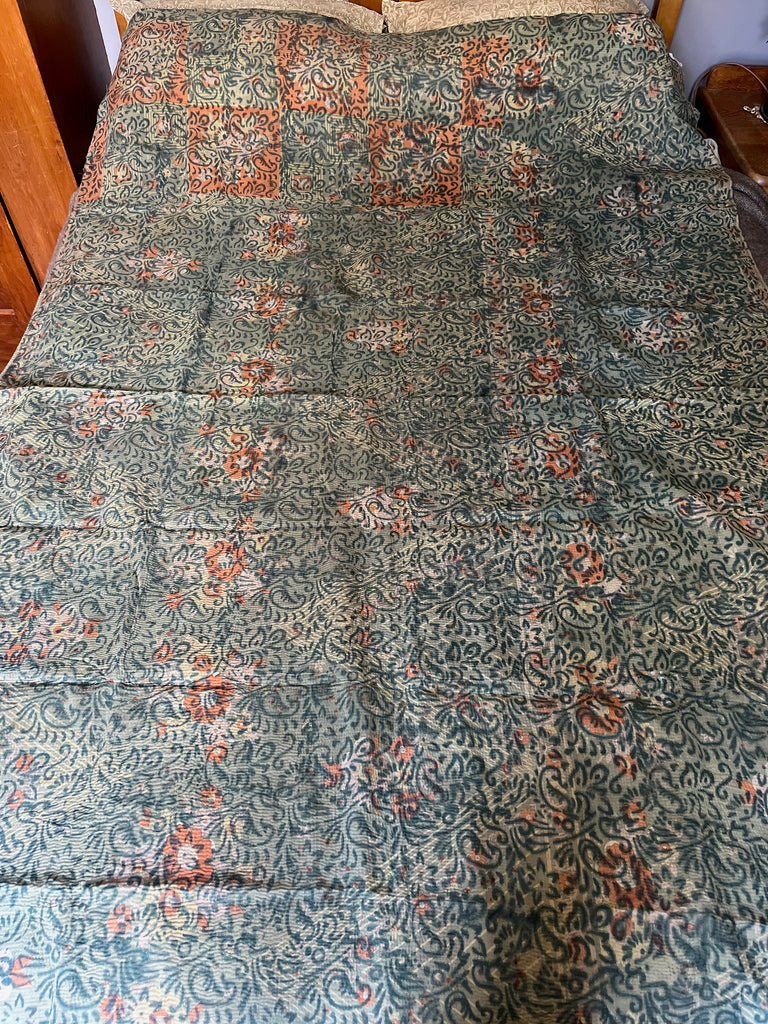 Vintage Kantha Quilt #002