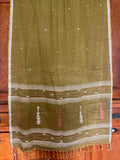 Handloom Jamdani Cotton Scarf #003