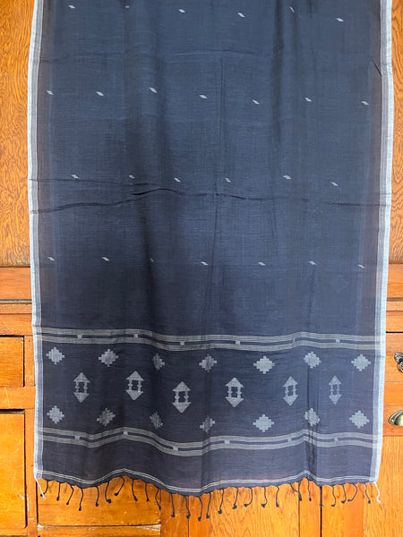 Handloom Jamdani Cotton Scarf #001