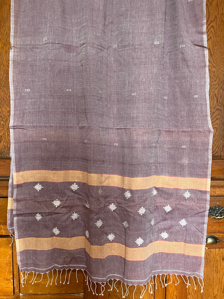 Handloom Jamdani Cotton Scarf #002