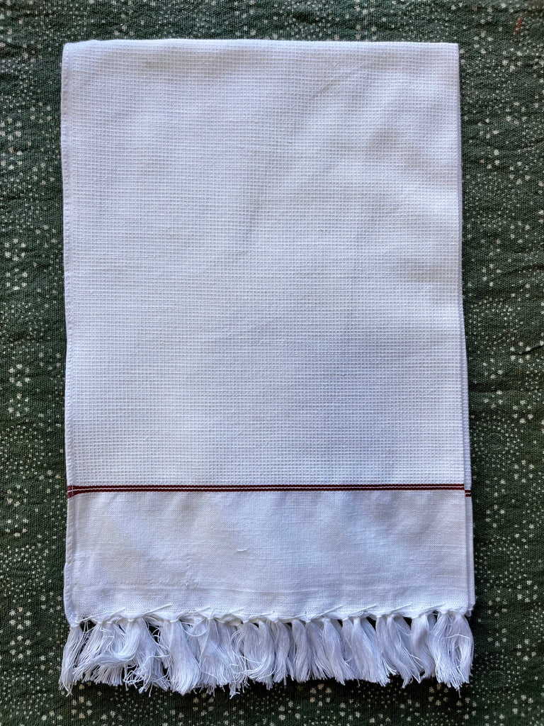 Fine Waffle Weave Cotton Hand Towels #002
