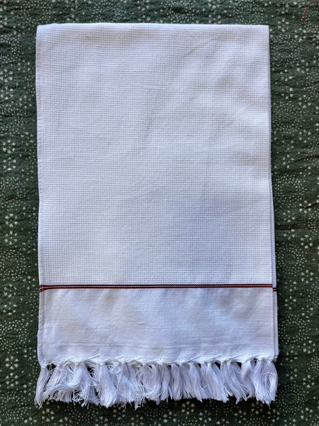 Fine Waffle Weave Cotton Hand Towels #002
