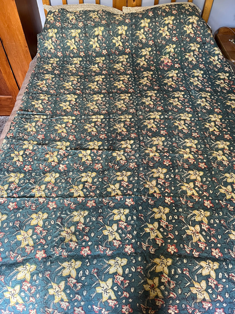 Vintage Kantha Quilt #001