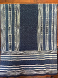 Indigo Spot Block Print Sarong