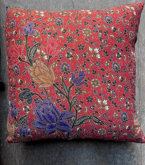 Indonesian Batik Cushion #003
