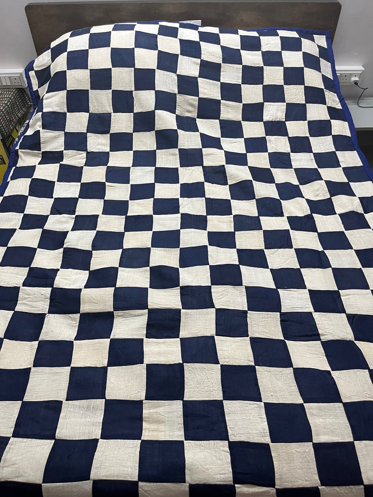 Khadi Patchwork Quilt #002