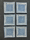 Block Print Drink Coaster #023