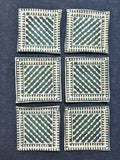 Block Print Drink Coaster #024