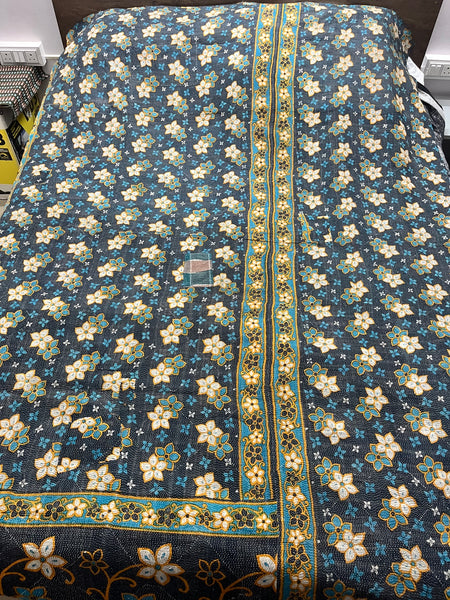 Vintage Kantha Quilt #004a