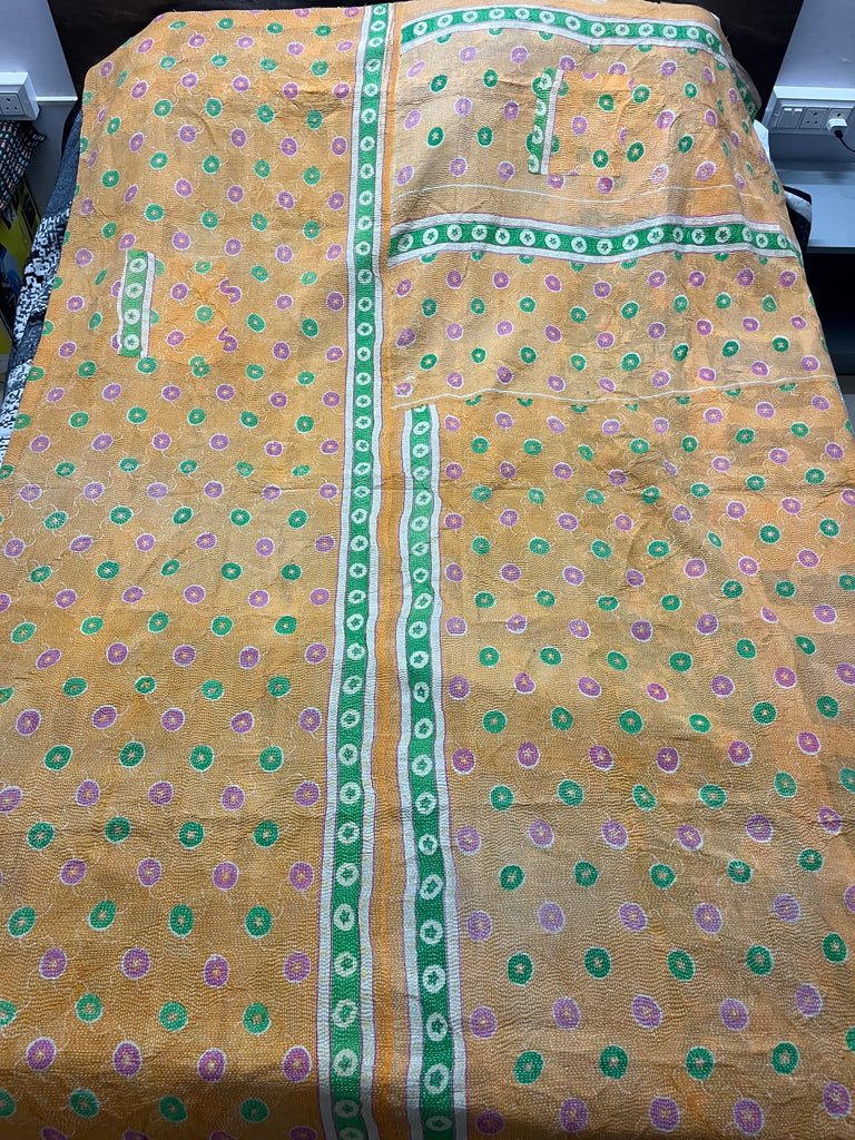 Vintage Kantha Quilt #004b