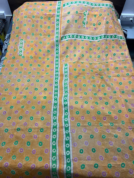 Vintage Kantha Quilt #004b