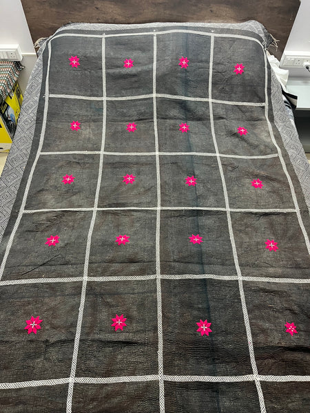 Vintage Kantha Quilt #006