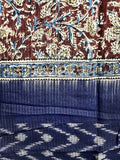 Kalamkari Printed Ikat Sarong #001