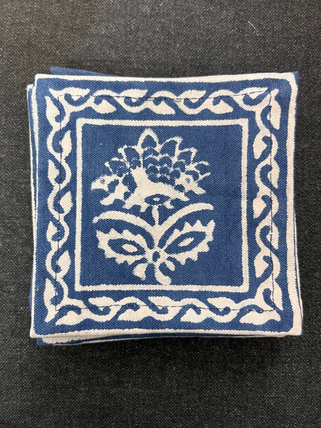 Block Print Drink Coaster #030