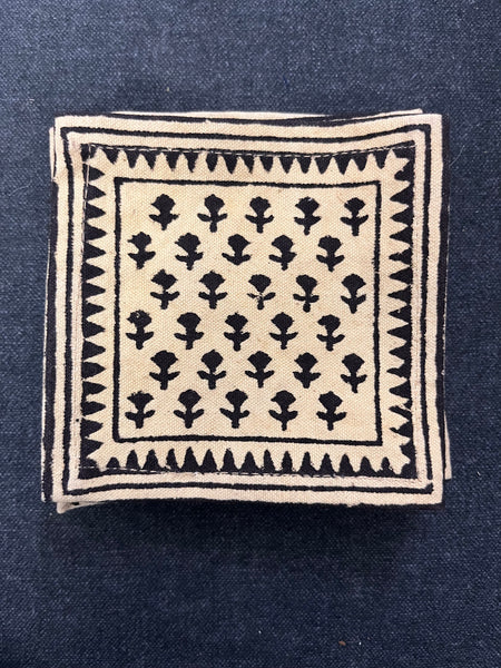 Block Print Drink Coaster #032