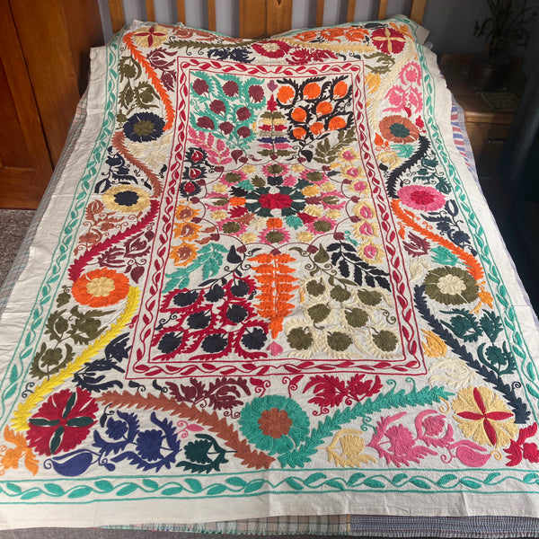 Multi Coloured Suzani Quilt