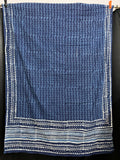 Indigo Vines Block Print Sarong
