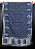 Indigo Stars Block Print Sarong