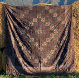 Brown Patchwork Kantha Quilt