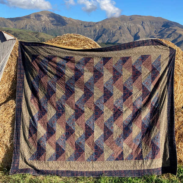 Triangle Patchwork Quilt