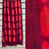 Wool Clamp Dyed Scarf #003