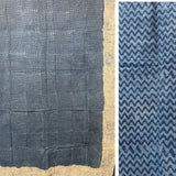 Indigo Resist Dye Small Zigzag Sarong