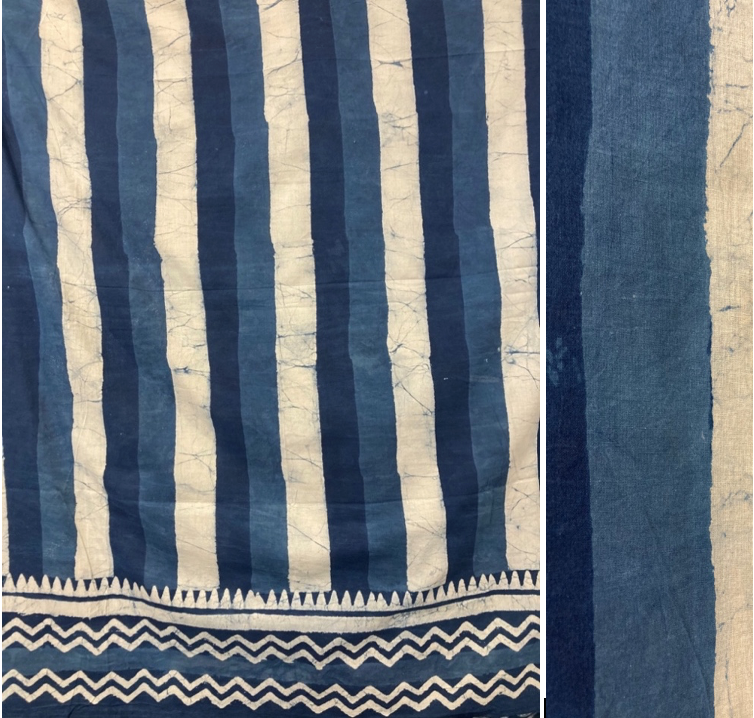 Wide Indigo Stripe Sarong