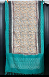 Kalamkari Block Printed Ikat Sarong #002