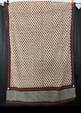 Madder Small Spot w/ Black Border Sarong