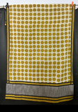 Mustard Large Spot w/ Black Border Sarong