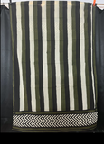 Green & Black Wide Stripe Sarong